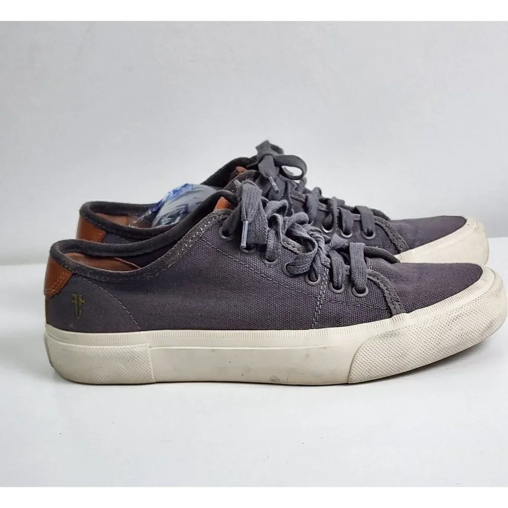Frye Ludlow Low Mens Size 8 Medium Sneakers in Grey